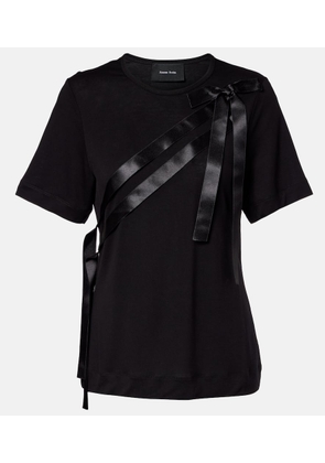 Simone Rocha Bow-detail jersey T-shirt