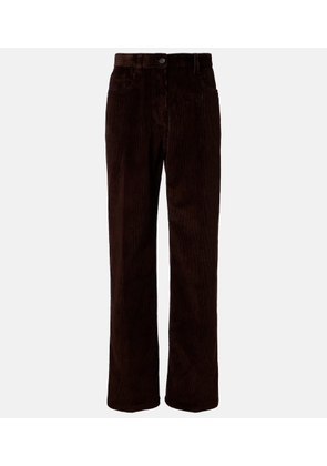 Miu Miu Cotton corduroy wide-leg pants
