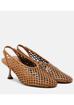 Proenza Schouler Tee leather slingback pumps