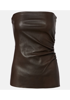 Stouls Laya leather bustier