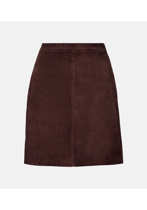 Stouls Lucie 22 suede miniskirt