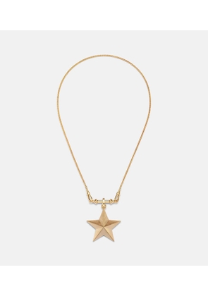 Marie Lichtenberg Connector 18kt gold charm necklace with jasper and diamonds