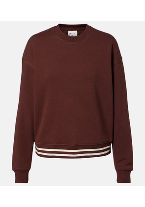 The Upside Striped cotton jersey sweatshirt