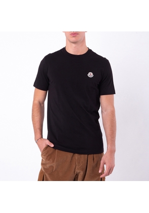 Moncler Logo-Patch Crew Neck T-Shirt
