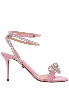 Mach & Mach Crystal Double Bow Sandals