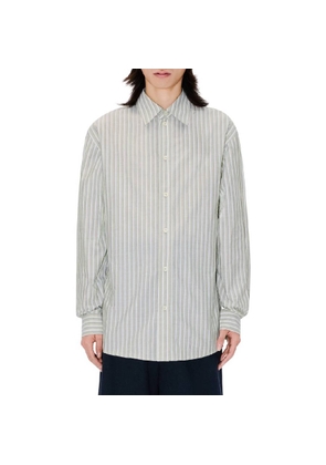 Kenzo Long Sleeve Striped Cotton Shirt
