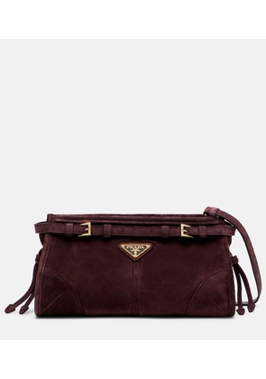 Prada Prada Bonnie Small suede shoulder bag