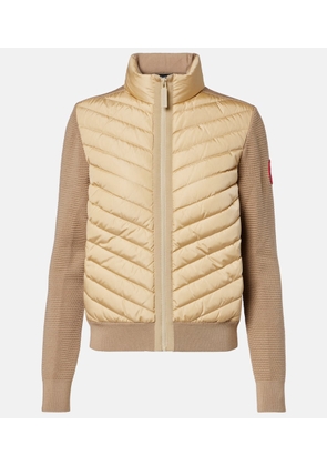 Canada Goose HyBridge down-paneled wool jacket