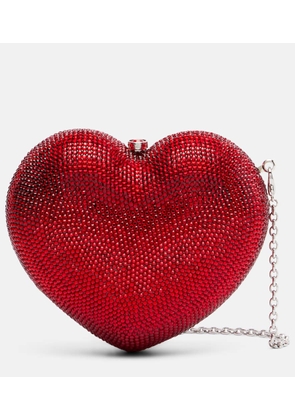 Judith Leiber Couture L'Amour Petit Coeur embellished clutch