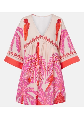 Poupette St Barth Mahault printed cotton minidress