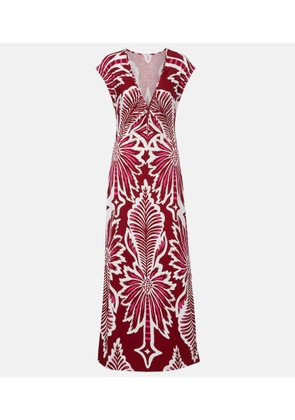 Poupette St Barth Nova floral jersey maxi dress