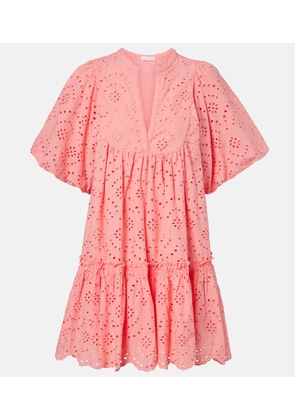 Poupette St Barth Cruz broderie anglaise cotton minidress