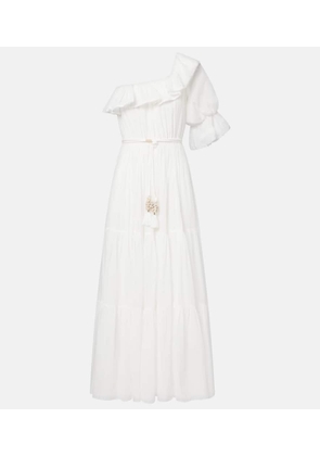 Poupette St Barth Jay ruffled cotton muslin maxi dress