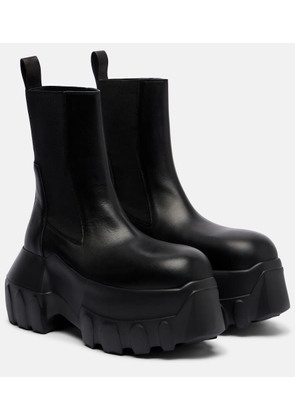 Rick Owens Beatle Mega Tractor leather Chelsea boots