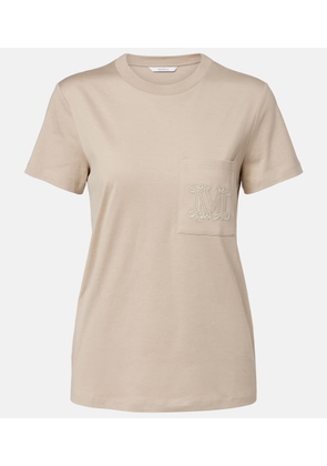 Max Mara Embroidered cotton top