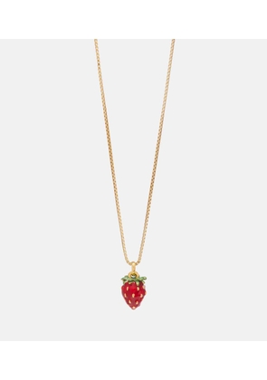 Saint Laurent Strawberry pendant necklace