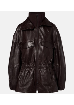 The Frankie Shop Carnaby leather jacket