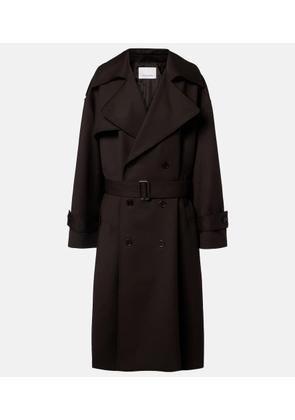 The Frankie Shop Dursley belted double-breasted trench coat