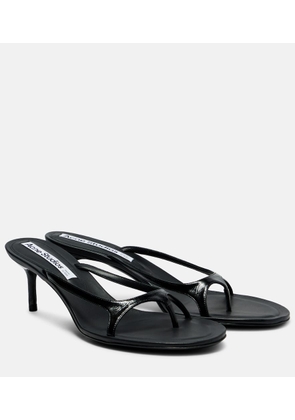 Acne Studios 60 patent leather sandals