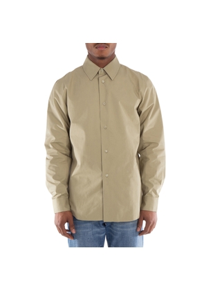 Burberry Equestrian Knight-Motif Cotton Buttoned Shirt