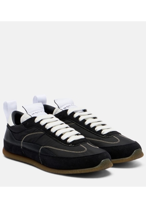 McQueen EC1 suede-trimmed sneakers
