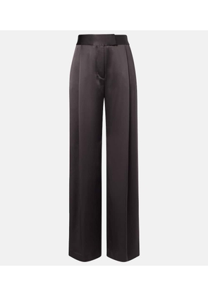The Sei Silk satin wide-leg pants
