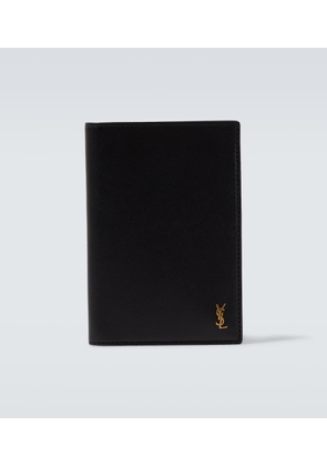 Saint Laurent Cassandre leather passport holder