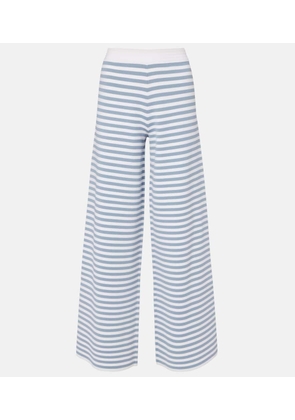 Max Mara Fingere striped wide-leg pants