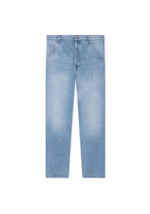 Balmain Mens Straight Cut Cotton Jeans