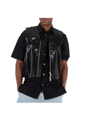 Alyx Mens Black Shell Leather Vest