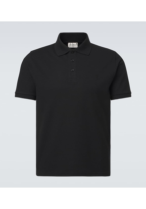Saint Laurent Cotton-blend polo shirt