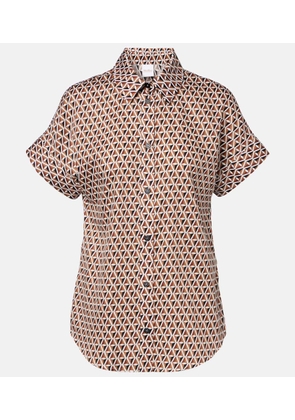 Max Mara Crea printed cotton shirt