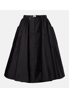Prada Re-Nylon belted midi skirt