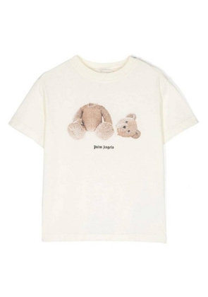 Palm Angels Kids Teddy Bear Cotton T-Shirt
