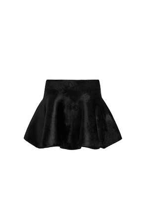 ALAÃA Mini Skater Skirt in Noir Alaia - Black. Size 36 (also in ).