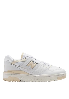 New Balance White 550 Leather Low-Top Sneakers
