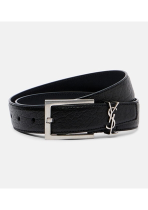 Saint Laurent Cassandre leather belt