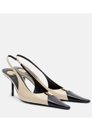 Saint Laurent Babylone Breteuil 75 leather pumps