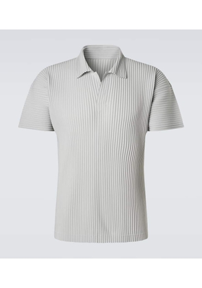 Homme Plisse Issey Miyake Basics pleated polo shirt