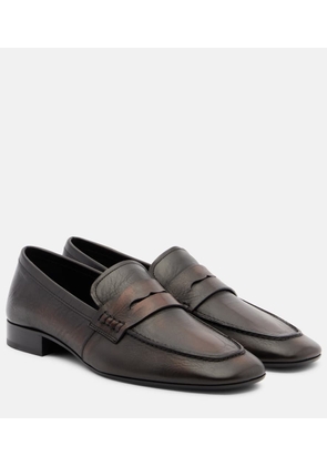 Dries Van Noten Leather penny loafers