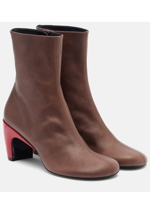 Dries Van Noten 65 leather ankle boots