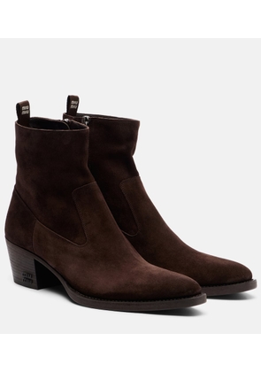 Miu Miu Suede ankle boots