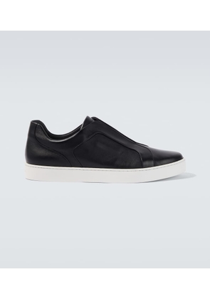 Manolo Blahnik Agilio leather sneakers
