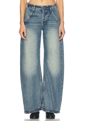 EB Denim Enzo Midrise Barrel Jeans in Ambrosia - Denim-Medium. Size 23 (also in ).