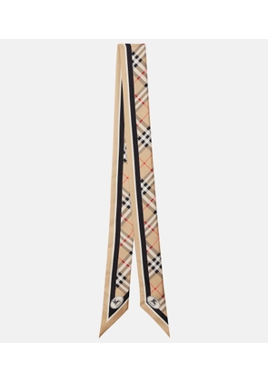 Burberry Burberry Check silk scarf