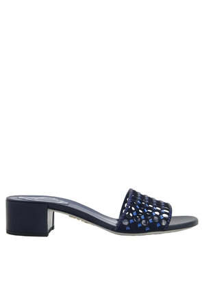 Rene Caovilla Jeweled Slider Sandals