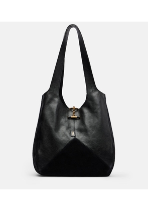 Chloe Chloe Balloon Medium leather and suede shoulder bag