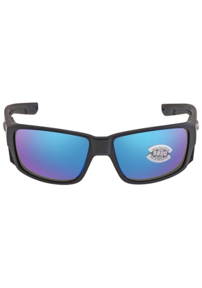 Costa Del Mar TUNA ALLEY PRO Blue Mirror Polarized Glass Mens Sunglasses 6S9105 910501 60