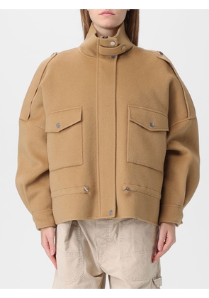 Coat PINKO Woman color Beige