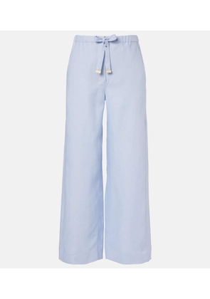 'S Max Mara Amedea linen wide-leg pants